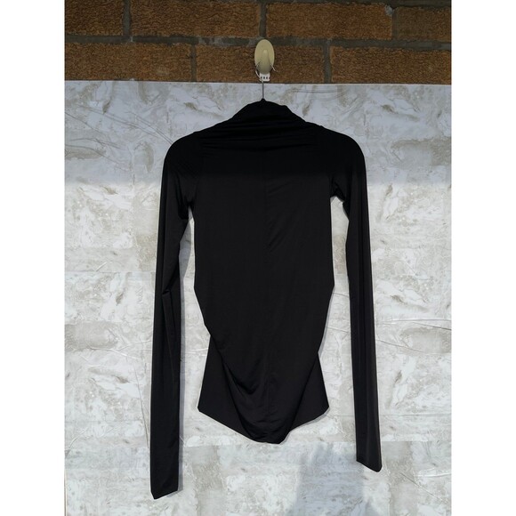 RICK OWENS Cutout ruched stretch-jersey top size 36/6 - Picture 6 of 9
